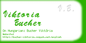 viktoria bucher business card